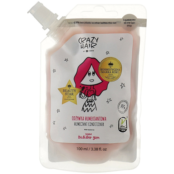 Зволожуючий кондиціонер для волосся HiSkin Crazy Hair Humectant Bubble Gum, дойпак, 100 мл - Pampik