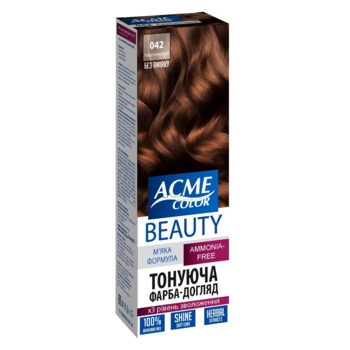 Гель-фарба для волосся Acme Color Beauty, відтінок 42, каштановий, 69 г - Pampik