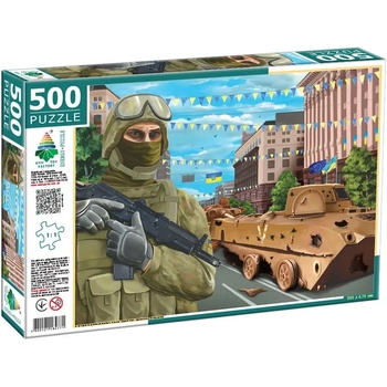 Пазл Київська фабрика іграшок Незламні захисники Києва 500 елементів - Pampik
