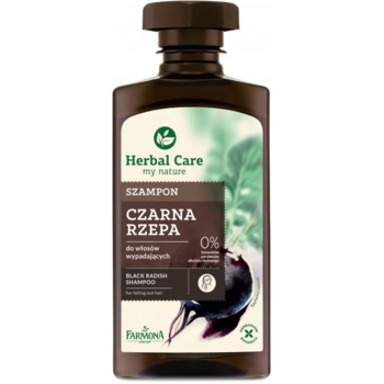 Шампунь для слабкого та випадаючого волосся Farmona Herbal Care Чорна редька, 330 мл - Pampik