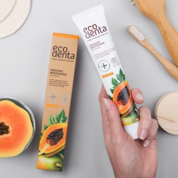 Зубна паста Ecodent Organic відбілююча, з екстрактом Папайї, 75 мл - Pampik - 2