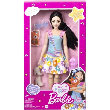 Лялька Barbie Моя перша Barbie Брюнетка з білченям (HLL22) - Pampik
