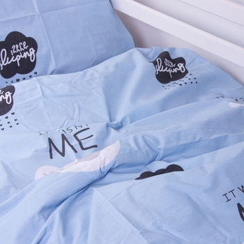 Пододеяльник на молнии MirSon Kids Time 17-0348 Serbia, бязь, 210х143 см, голубой - Pampik - 2