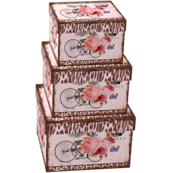 Набір подарункових коробок UFO Bike 3 шт. (2269-SY517 Набір 3 шт BIKE прям.) - Pampik