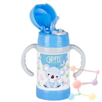 Вакуумний дитячий термос Gipfel Conto 260 мл блакитний (8138) - Pampik - 2