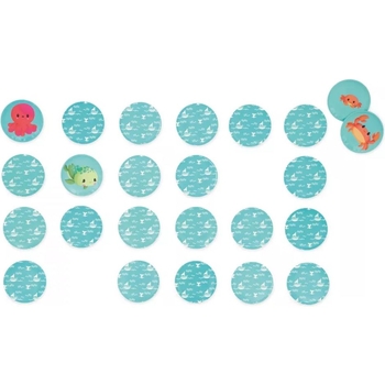 Гра-мемо для купання Janod Дитинчата тварин (J04723) - Pampik - 4