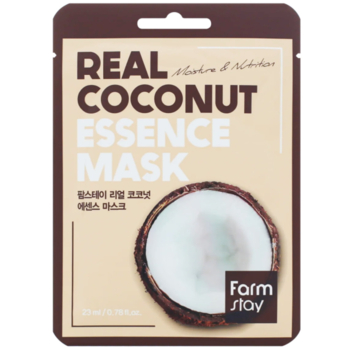 Маска для лица FarmStay Real Coconut Essence Mask с экстрактом кокоса 23 мл - Pampik