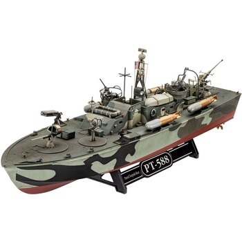 Сборная модель катера Revell Patrol Torpedo Boat PT-579 / PT-588, уровень 4, масштаб 1:72, 176 деталей (RVL-05165) - Pampik - 3