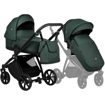 Коляска Tutis Mio Plus Thermo Pacific green, универсальная 2 в 1, темно-зеленая (1352240) - Pampik