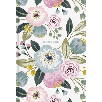 Тетрадь для записей MonAmi, A5, в клеточку, 80 л., цветы (A5-IC-080-769K) - Pampik