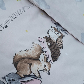 Постельное белье для младенцев Karaca Home Lindo Ранфорс, белое (svt-2000022316057) - Pampik - 3