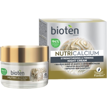 Зміцнювальний нічний крем для обличчя Bioten Nutri Calcium Strengthening & Firming Night Cream 50 мл - Pampik