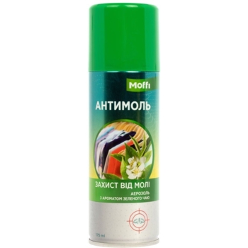 Аерозоль від молі Moffi Зелений чай 175 мл - Pampik