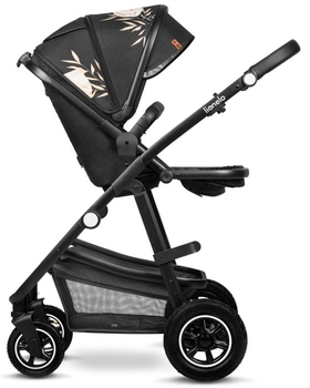 Универсальная коляска 2 в 1 Lionelo Amber Lovin, черная (LO-AMBER LOVIN (2in1)) - Pampik - 7