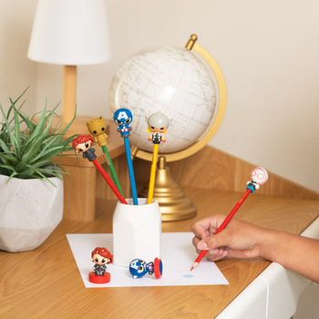 Набір колекційних фігурок-топерів Sambro Bops n Tops Марвел, в асортименті (MAR-3562-KV-FO) - Pampik - 3