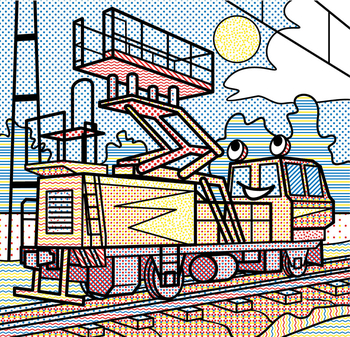 Водяна розмальовка Кристал Бук Залізнична техніка, 8 сторінок (F00026462) - Pampik - 2