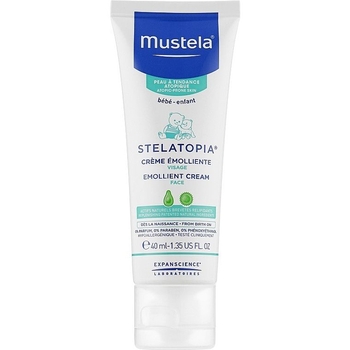 Крем для лица Mustela Stelatopia Emollient Cream для сухой и атопической кожи 40 мл - Pampik