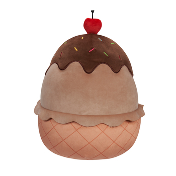 Мягкая игрушка Squishmallows Шоколадное мороженое Марта, 30 см (SQCR04146) - Pampik - 3
