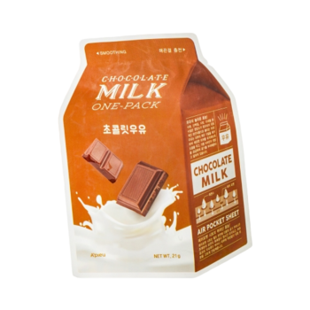 Тканевая маска A'pieu Chocolate Milk One-Pack с экстрактом какао, 21 мл - Pampik