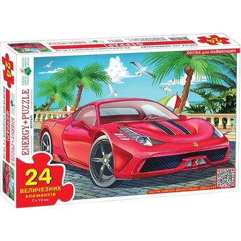 Гра-пазл Київська фабрика іграшок Феррарі 24 елементів - Pampik