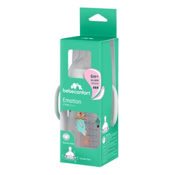 Бутылочка для кормления Bebe Confort Emotion PP Bottle, 270 мл, белая (3102201990) - Pampik - 3