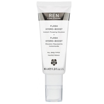 Емульсія для обличчя Ren Flash Hydro-Boost Instant Plumping Emulsion, 40 мл - Pampik