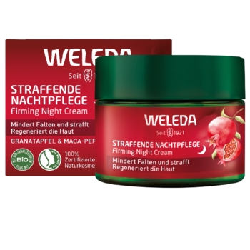 Крем-ліфтінг нічний Weleda Гранат та пептиди Макі перуанської, 40 мл - Pampik