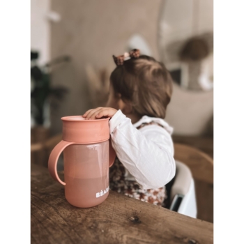 Поильник-непроливайка Beaba 360°, розовый, 340 мл (913571) - Pampik - 22