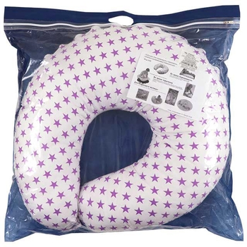 Подушка для кормления Руно Совы с наволочкой 65х65 см (909_Звезда) - Pampik - 4