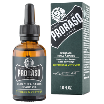 Масло для ухода за бородой Proraso beard oil Cypress&Vetyver, 30 мл - Pampik