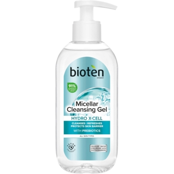 Очищувальний міцелярний гель для обличчя Bioten Hydro X-Cell Micellar Cleansing Gel 200 мл - Pampik