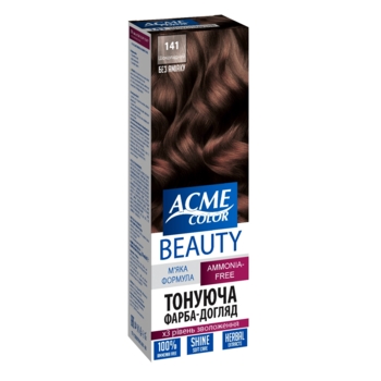 Гель-фарба для волосся Acme Color Beauty відтінок 141, шоколадний, 69 г - Pampik