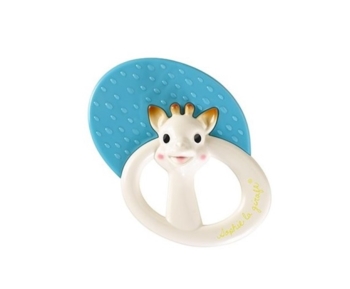 Прорізувач-брязкальце Vulli Жирафа Софі, 12 см, синій (010157) - Pampik