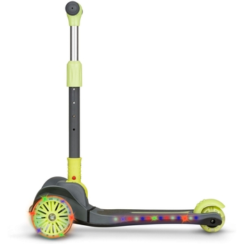 Самокат Lionelo Timmy Green Lime, серо-зеленый - Pampik - 3