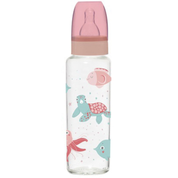 Пляшечка для годування Herevin Mix, рожева, 250 мл (111822-000) - Pampik