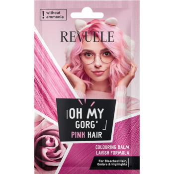 Бальзам для волосся Revuele Oh My Gorg Pink Hair Colouring Balm, рожевий, 25 мл - Pampik