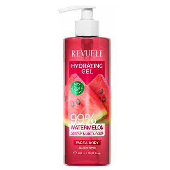 Гель для тіла Revuele Hydrating Gel 99% Watermelon Deeply Moisturizes зволожувальний 400 мл - Pampik