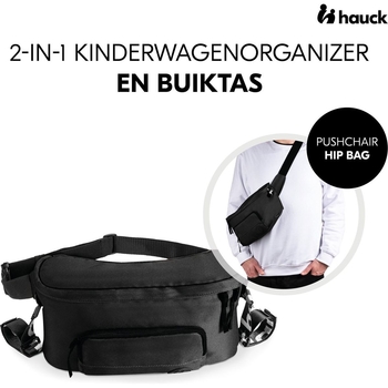 Сумка до коляски/на пояс Hauck Hip Bag Black (61877-6) - Pampik - 3