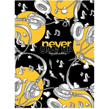 Тетрадь общая Student, А5, в клеточку, 48 л., музыка (A5-048-5221K) - Pampik