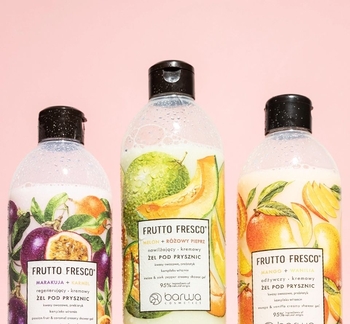 Гель для душу Barwa Frutto Fresco Манго та Ваніль, живильний, 480 мл - Pampik - 2