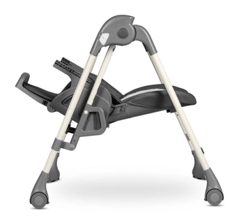 Стільчик для годування Lionelo Laurice Grey Stone, з функцією гойдалки, темно-сірий - Pampik - 11