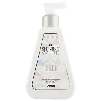 Зубна паста Dental Clinic 2080 White Shining BB, з помпою, 325 г - Pampik