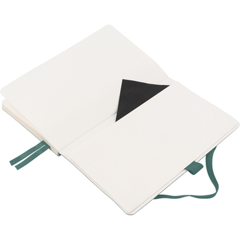 Книга записна Axent Partner Soft Skin A5- в клітинку 96 аркушів сіро-лазурна (8616-48-A) - Pampik - 4