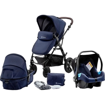 Універсальна коляска 3 в 1 Kinderkraft Moov Navy синя (00-00158732) - Pampik