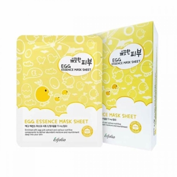 Тканинна маска для обличчя Esfolio Pure Skin, яєчна, 25 мл - Pampik