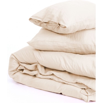 Пододеяльник MirSon Linen Amalia лен 110х140 см детский оранжево-розовый (2200008248840) - Pampik - 4