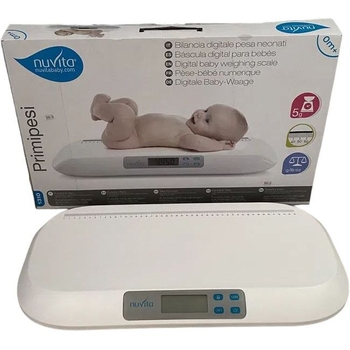 Ваги дитячі електронні Nuvita з ростовою шкалою, білі (NV1310) - Pampik - 2