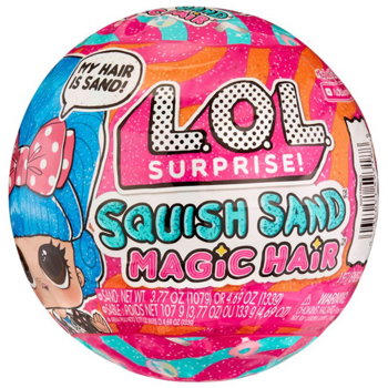 Ігровий набір з лялькою L.O.L. Surprise Squish Sand Magic Hair (593188) - Pampik