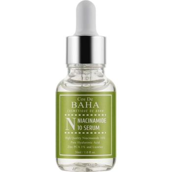 Сыворотка для лица Cos De Baha Niacinamide 10% Zinc 1% 30 мл - Pampik