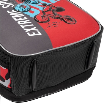 Рюкзак каркасний Yes H-100 BMX, серый с красным (559416) - Pampik - 8
